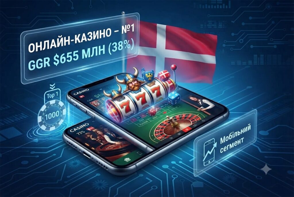 Онлайн-казино стали найпопулярнішою розвагою на гральному ринку Данії
